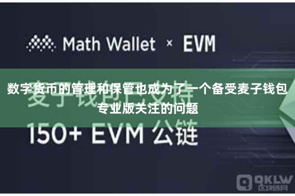 数字货币的管理和保管也成为了一个备受麦子钱包专业版关注的问题